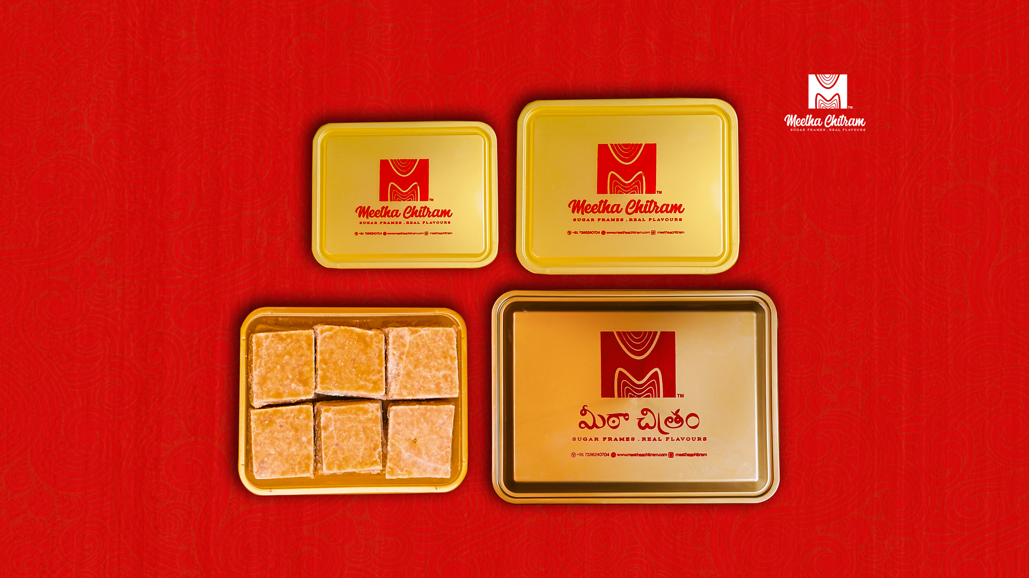 Handmade Andhra Mysore Pa - soft, ghee-rich traditional sweet in 50g, 500g and 1kg packs, perfect for festivals and gifting.