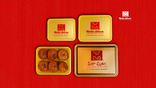 Andhra Badushah sweet - golden fried, syrup-coated tradional sweet